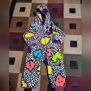 Burton Kids' Polka Dot and Leaf Patterned Jacket